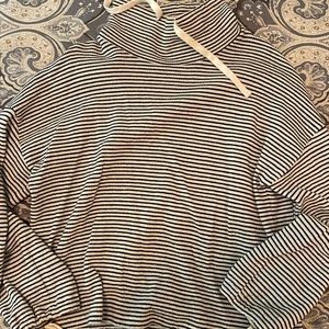 Madewell cropped pullover.